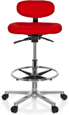 WORK MF - Counterstuhl Rot