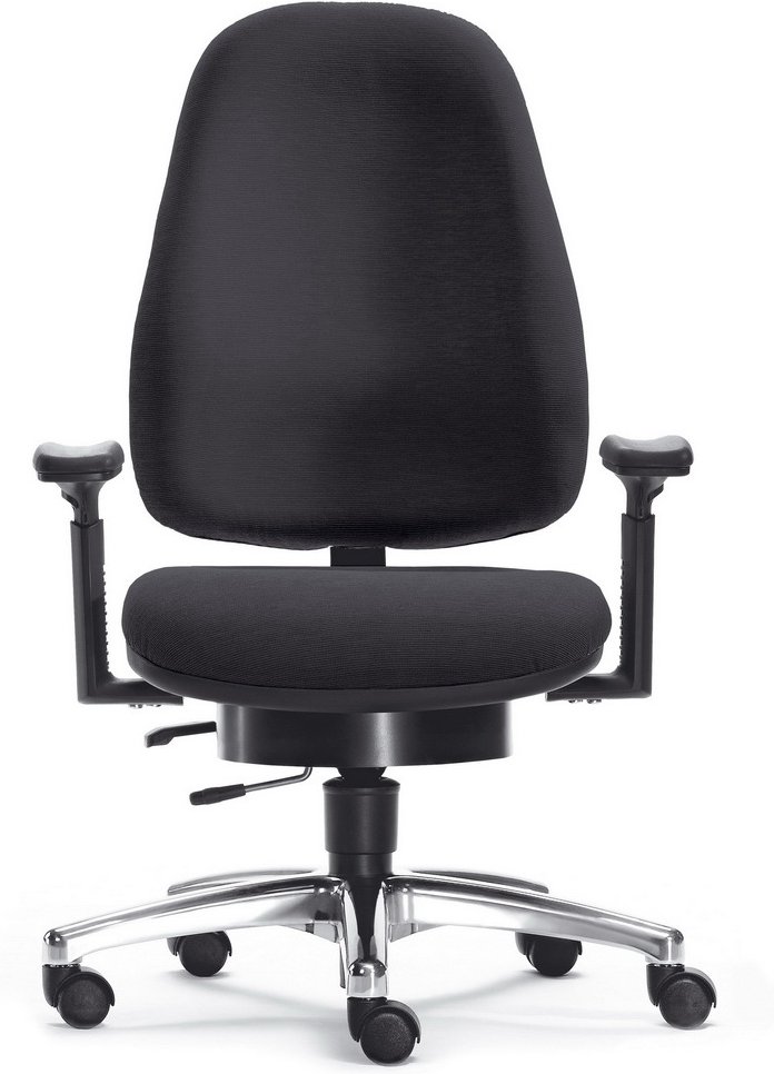 ZERO 67 - High End Bürostuhl Schwarz Stoff