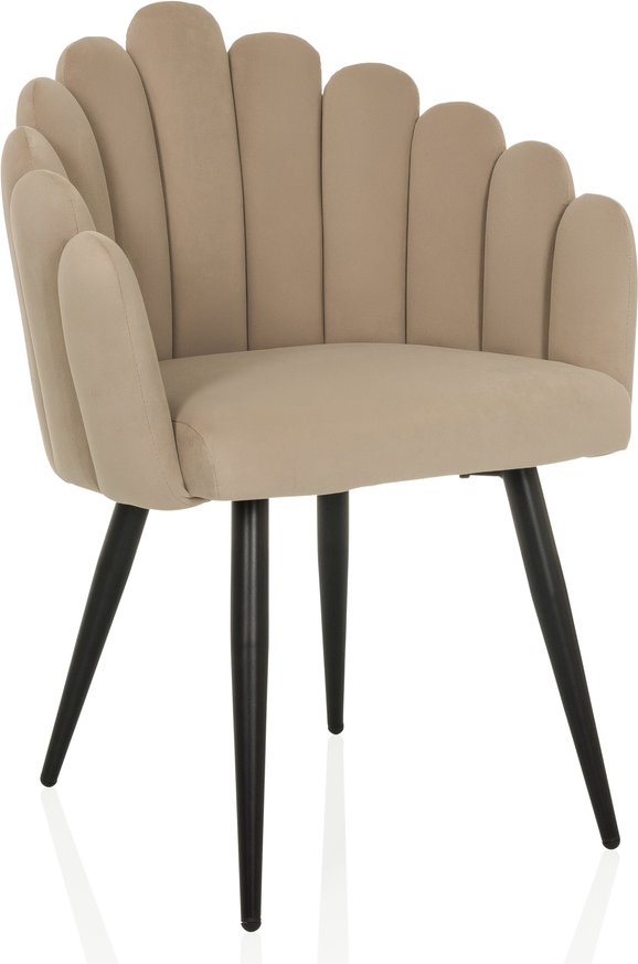 SCALLORE - Esszimmerstuhl Beige