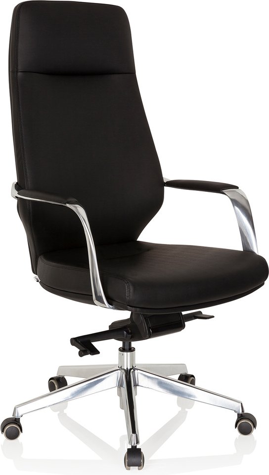 VELVET - Profi Chefsessel Schwarz