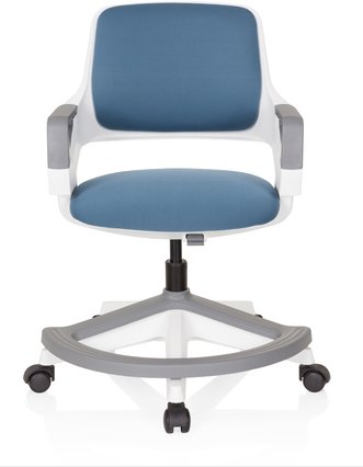 KID FLEX - Kinderdrehstuhl Blaugrau