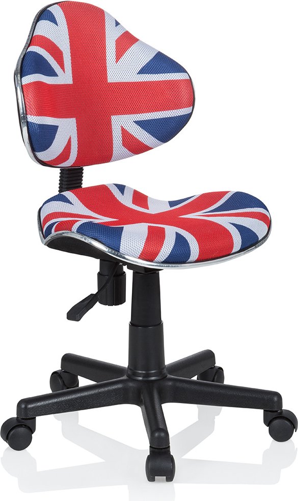 KIDDY GTI-2 - Kinderdrehstuhl Blau / Rot / Weiß