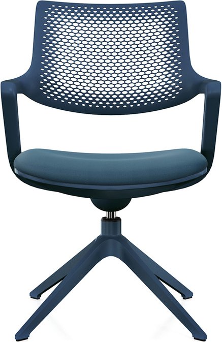 Thumbnail - FLEX CHAIR V - Besucherstuhl Konferenzstuhl Dunkelblau