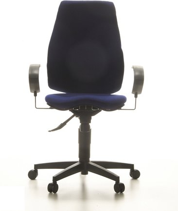 SYDNEY PRO - Profi Bürostuhl Blau Stoff