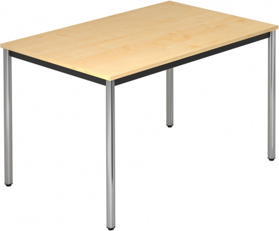 Thumbnail - DORAN DR12 C - Ahorn 120 x 80 mit Rund-Rohr/Chrom