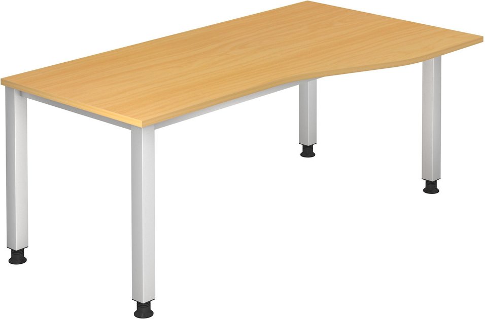 Thumbnail - QUEO 18 S | Schreibtisch - Buche 180 x 100 höhenverstellbar