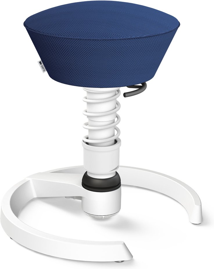 Thumbnail - AERIS SWOPPER AIR MIT GLEITER - Swopper Low Blau Gestell Weiß Mesh-Gewebe AIR