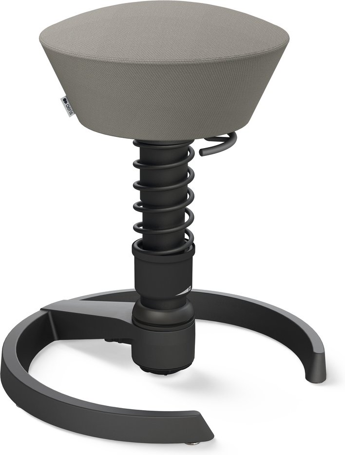 AERIS SWOPPER MIT GLEITER - Swopper Standard Wollmischung Grau Gestell Schwarz