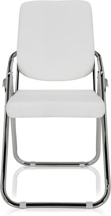 ESTO | Kunstleder - Klappstuhl Weiß