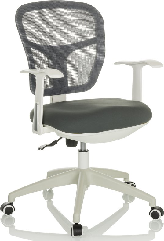 TOP 108 W - Home Office Bürostuhl Grau