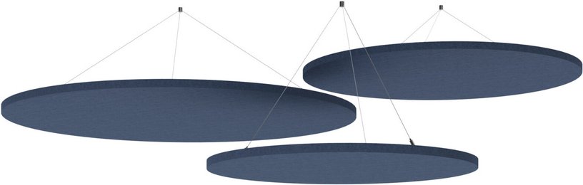 ADSRB1 | Akustik-Deckensegel | rund - Zubehör Blau