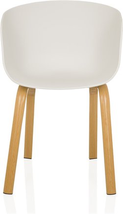 OSLO W - Schalenstuhl Weiß