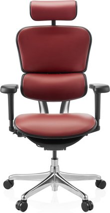 ERGOHUMAN ULTRA L GEN2 | Leder - Luxus Chefsessel Weinrot