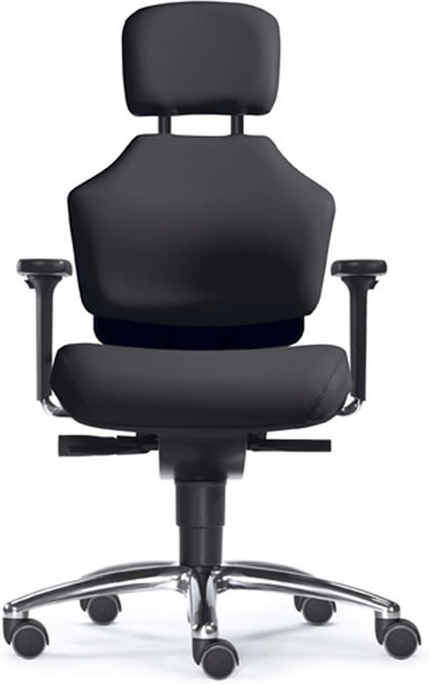 ZERO 51 - High End Bürostuhl Schwarz Stoff