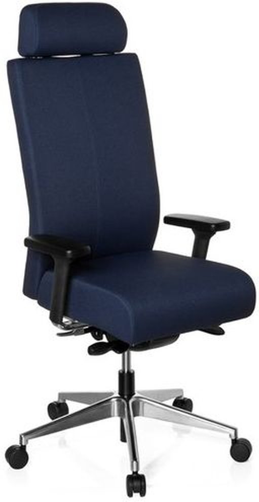 PRO-TEC XXL | Stoff - Profi Bürostuhl Blau