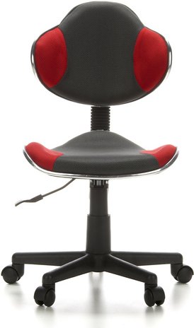 KIDDY GTI-2 - Kinderdrehstuhl Grau / Rot