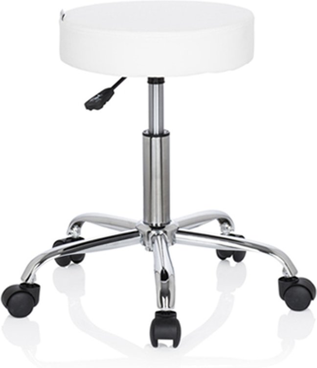 OPERATOR II - Drehhocker Weiß