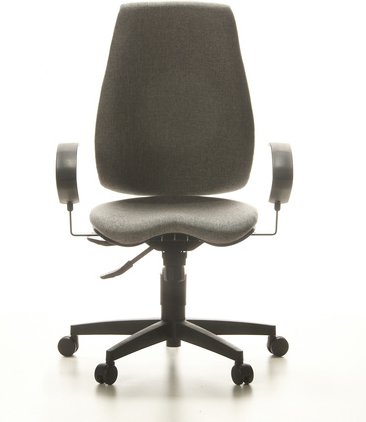 SYDNEY PRO - Profi Bürostuhl Stoff Hellgrau