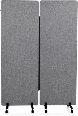 FLEXMIUT | 2er Set - Trennwand Dunkelgrau