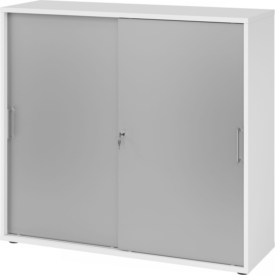 Thumbnail - BETA 1753S | Schiebetürenschrank | 3 OH - Metallgriff Weiß/Silber