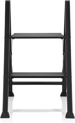 SOLID W5 | 2 Stufen - Klappleiter Schwarz