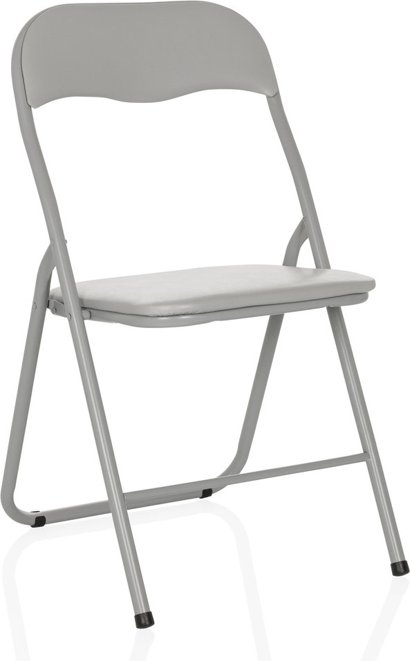 TUDELA BASIC | PVC - Klappstuhl Grau