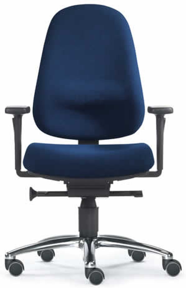 ZERO 12 - Profi Bürostuhl Blau Stoff