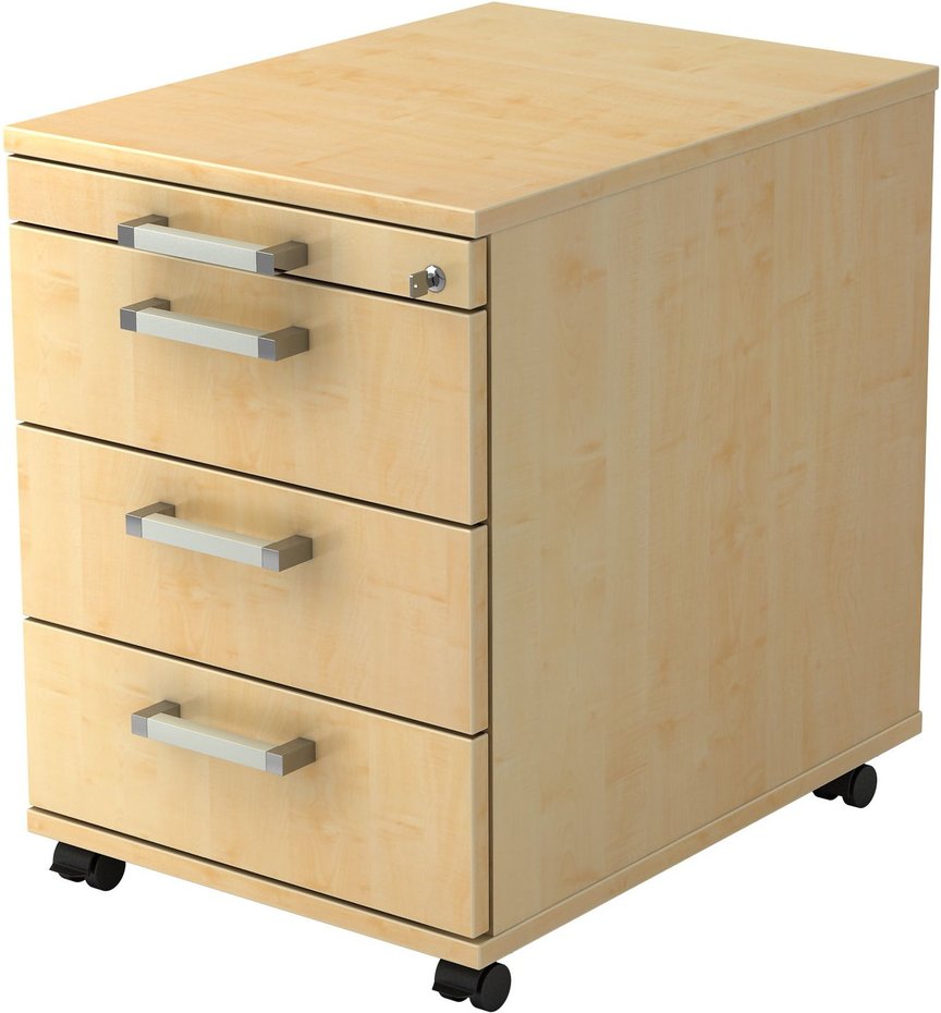 Thumbnail - SIGNA AC30 CE - Rollcontainer Ahorn Chromgriff Metall