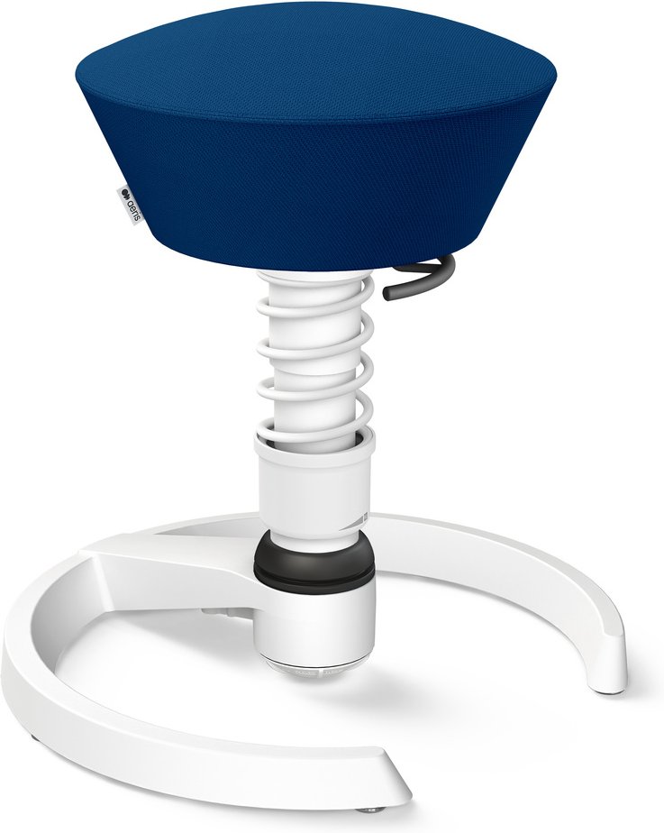 AERIS SWOPPER MIT GLEITER - Swopper Low Wollmischung Blau Gestell Weiß