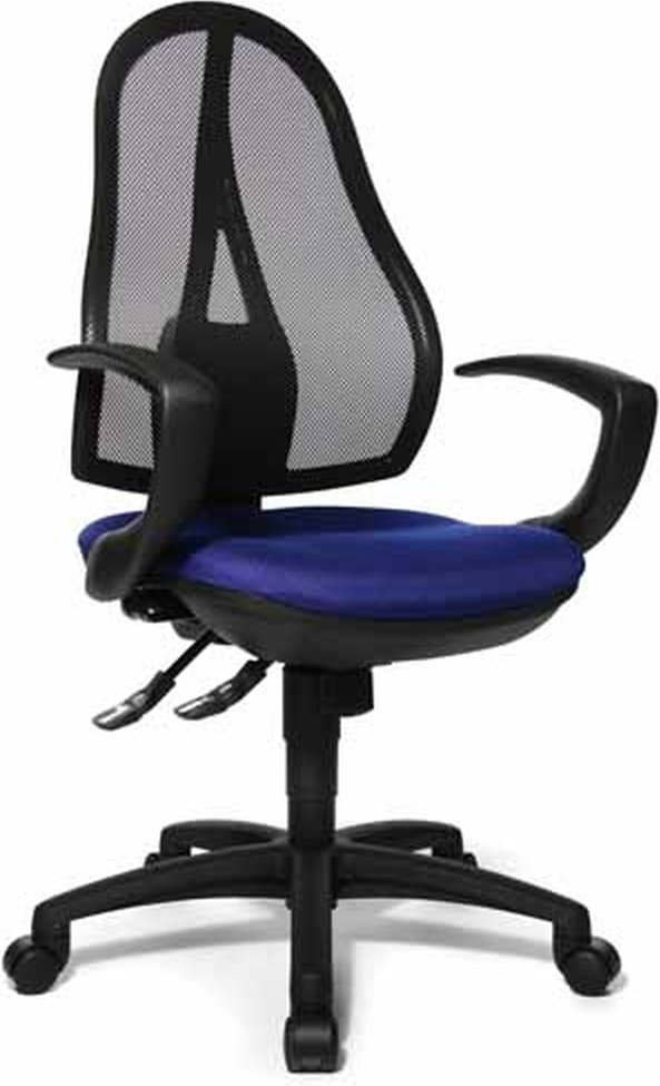 Open Point SY AL.Q3 - Profi Bürostuhl Blau Stoff