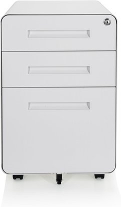 COLOR PLUS I | Metall - Rollcontainer Weiß