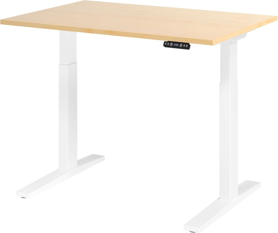 Thumbnail - XMKA 12 W | Schreibtisch - Ahorn 120 x 80 elektrisch höhenverstellbar