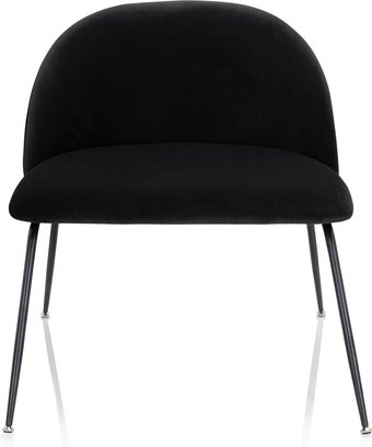 VELVO - Polsterstuhl Schwarz