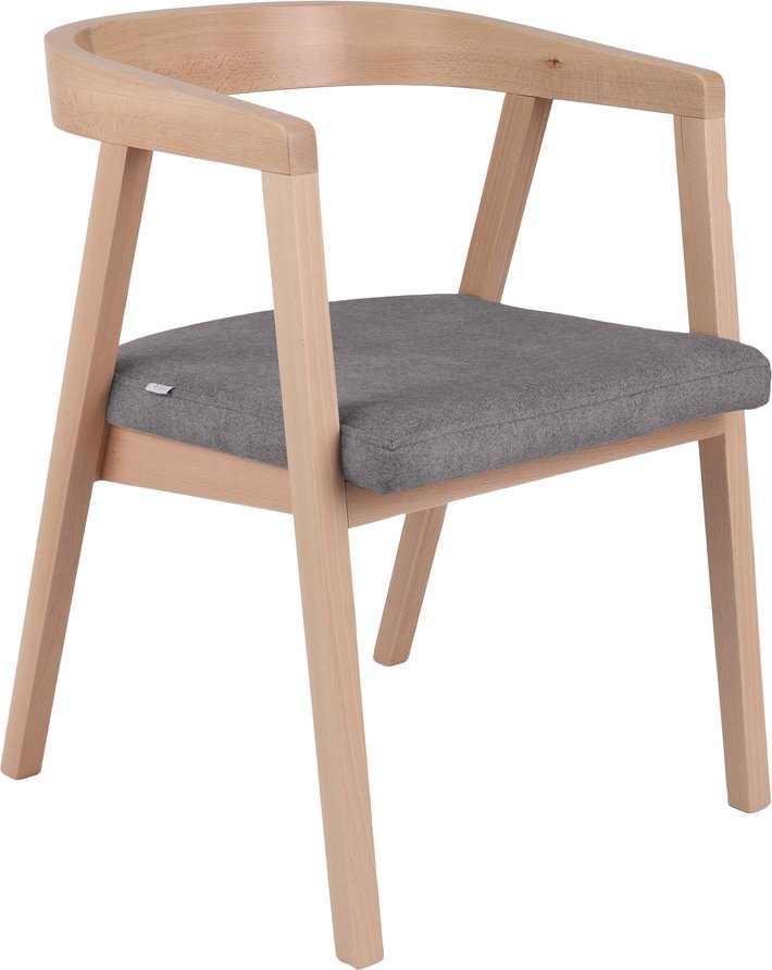 SCANDIO I S - Vierfußstuhl Dunkelgrau