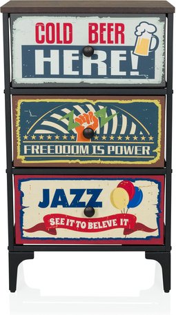 AMERIKO S - Kommode Motiv