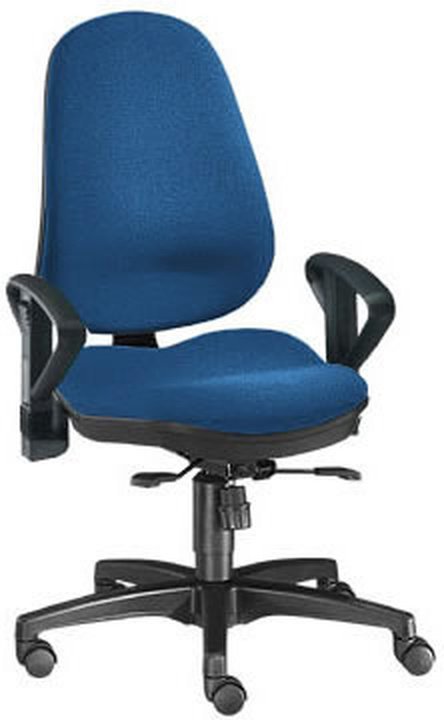 ZERO 10 - Profi Bürostuhl Stoff Royalblau