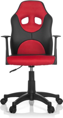 KID GAME AL - Kinderdrehstuhl Schwarz / Rot