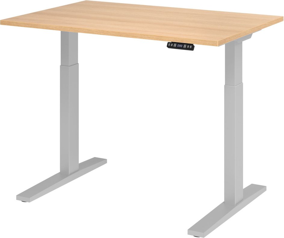 XMKA 12 S | Schreibtisch - 120 x 80 Eiche elektrisch höhenverstellbar