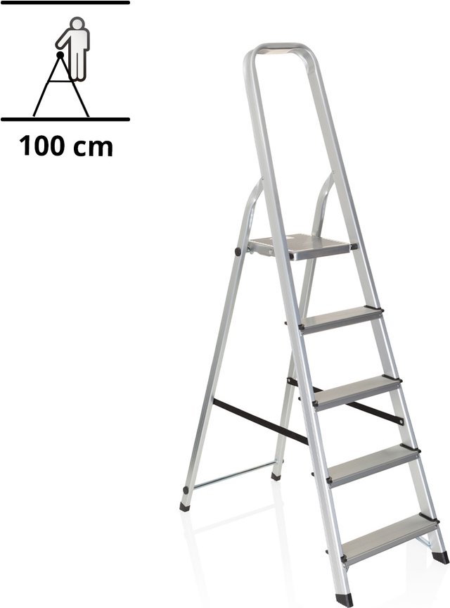 SOLID III | 5 Stufen - Klappleiter Aluminium