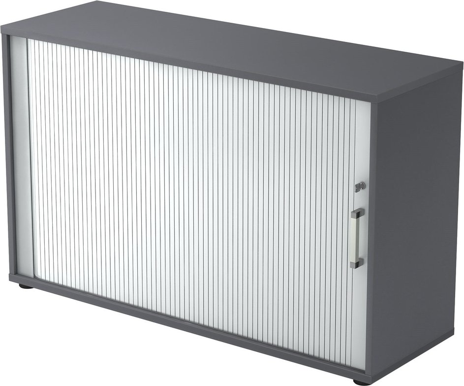 BETA 1732S | Rollladenschrank | 2 OH - Chromgriff Metall Graphit