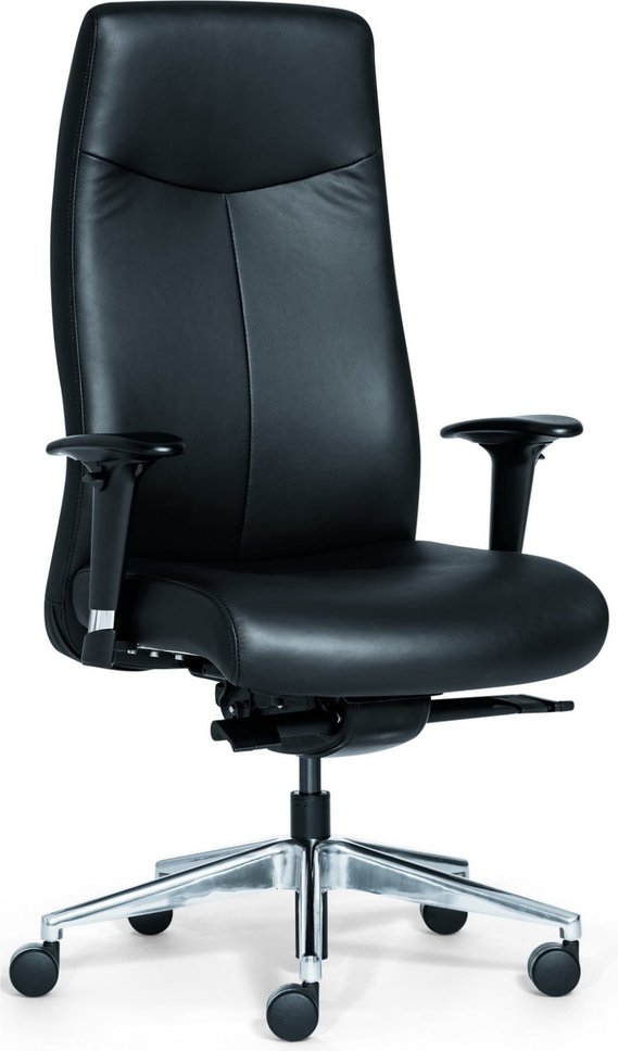 ROVO XL - Luxus Chefsessel Schwarz echtes Leder mit hoch Rovo Chair Leder