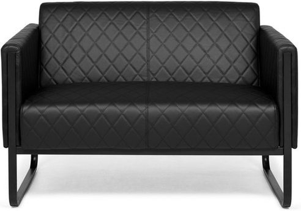 ARUBA BLACK | 2-Sitzer - Lounge Sofa Schwarz