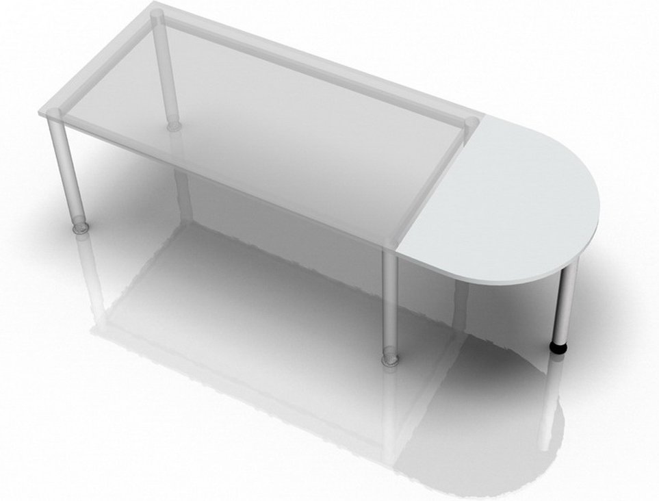 RA60 - Ansatztisch 60x80 Grau