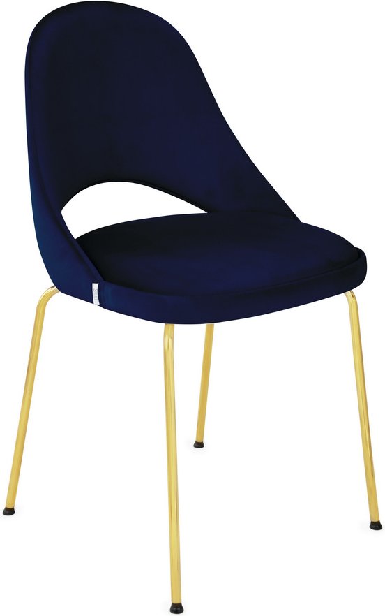 COSTA GOLD - Vierfußstuhl Dunkelblau