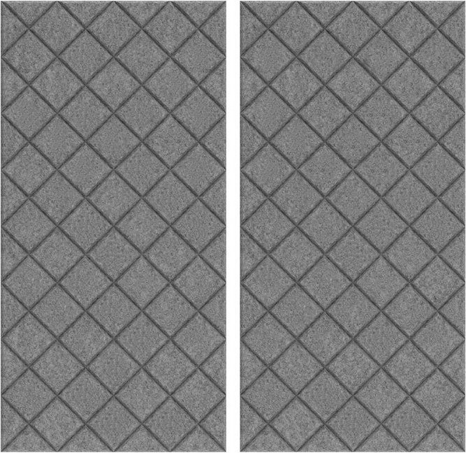 AWPX10 | Akustik-Wandelemente - Zubehör Grau meliert