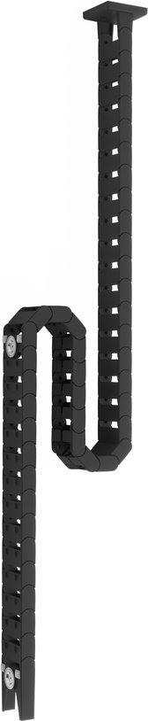 CKVL | Kabelkette vertikal - Zubehör Schwarz