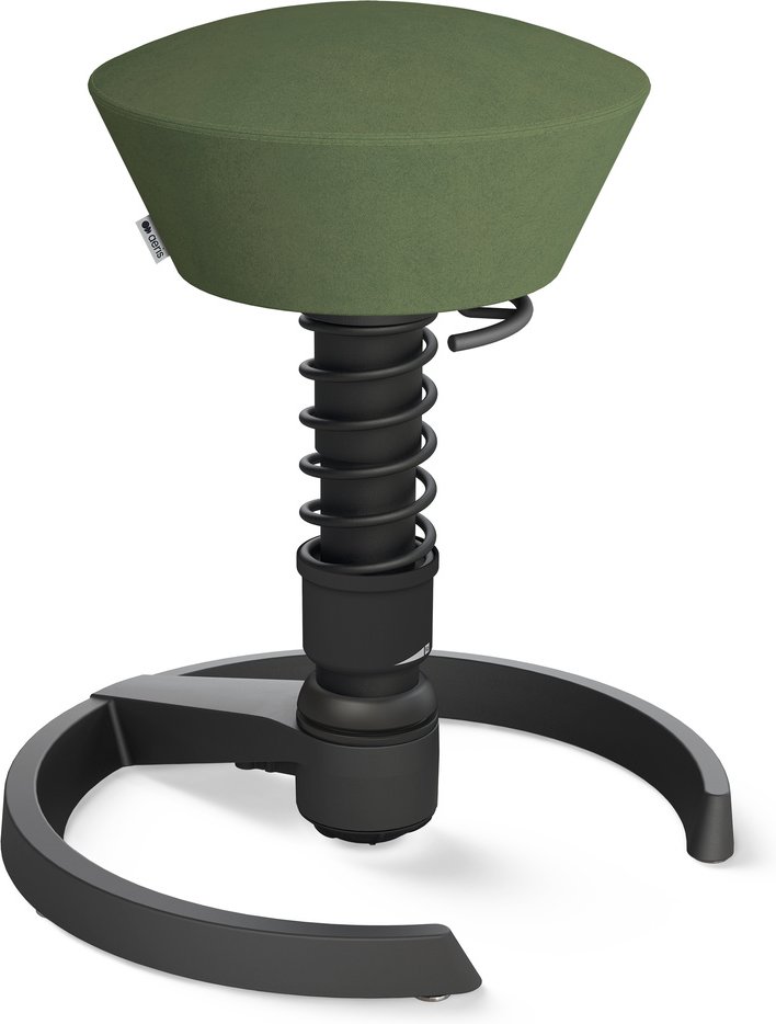 AERIS SWOPPER MIT GLEITER - Swopper Standard Mikrofaser Grün Gestell Schwarz