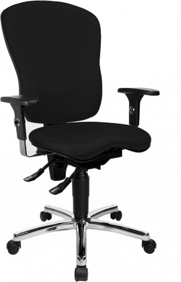 SITNESS PRO AL.P4 - Profi Bürostuhl Schwarz