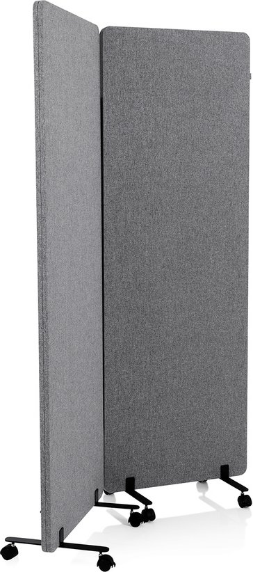 FLEXMIUT | 2er Set - Trennwand Dunkelgrau