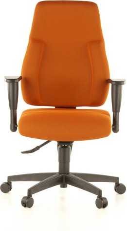 LADY SITNESS C AL.K2 - Profi Bürostuhl Orange Stoff